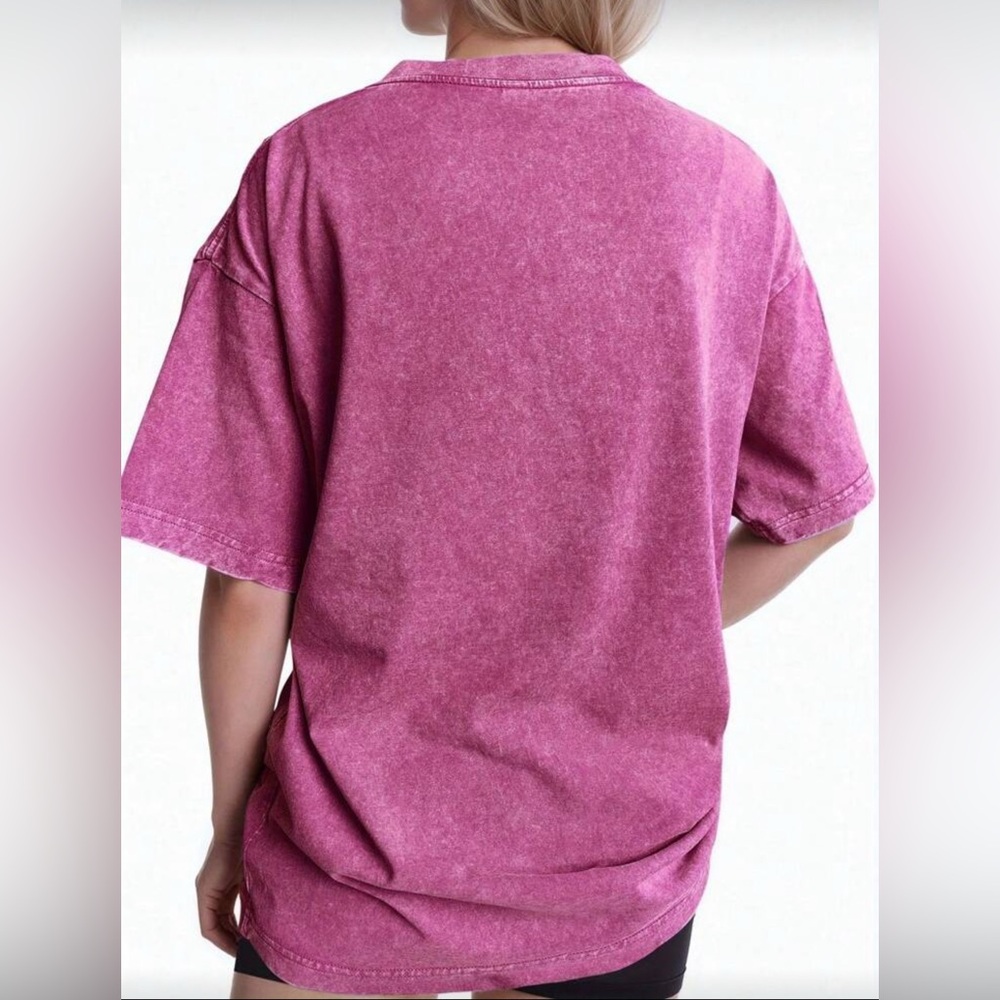 •Neo Soul Energy• Pink Washed Erykah Badu Unisex Tee - Picture 3 of 4